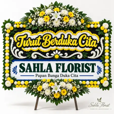 Papan Bunga Duka Solear