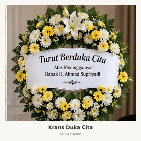 Krans Bunga Duka Solear